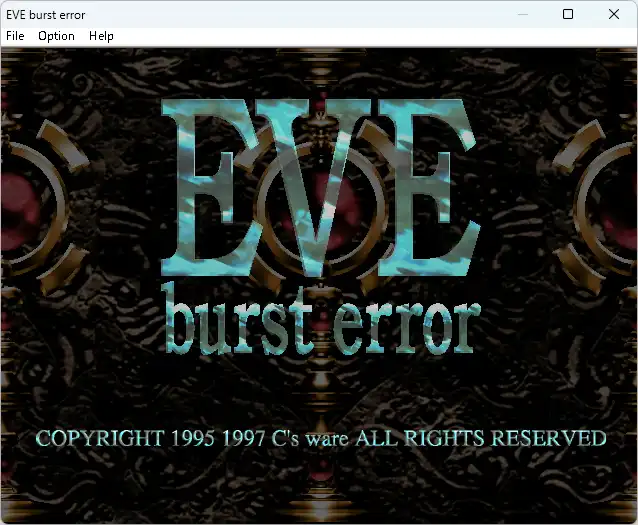 EVE burst error Windows
